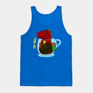 TEA-REX? - Funny Casual Design Tank Top